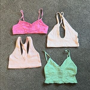 Bundle of (4) Free People Bralettes
